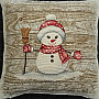 Christmas decorative pillow SNOWMAN II