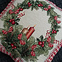 Decorative pillow CHRISTMAS WREATH 1