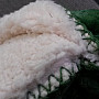 Microfiber blanket EXTRA SOFT SHEEP plastic design - green