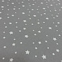 Cotton knit ZETOILE stars gray