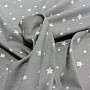 Cotton knit ZETOILE stars gray