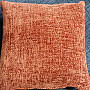 Decorative pillow-case HOPSACK terracotta
