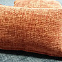 Decorative pillow-case HOPSACK terracotta