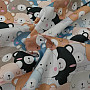 Children's cotton satin BEARS digital printing