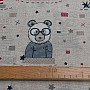 Decorative fabric BUNNY AND BEAR