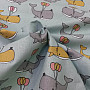Cotton fabric WHALE