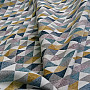 Upholstery Fabric  LUSA triangl mustard