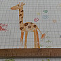 Children decorative fabric ZOO cartoon