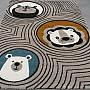 Children carpet PASTEL VEGAS animals