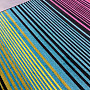 Children carpet PLAY stripes