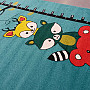 Children carpet PLAY forest animal