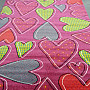 Children carpet PLAY heart