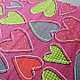 Children carpet PLAY heart