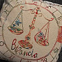 Tapestry pillow-case ZODIAC Libra/Bilancia
