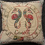 Tapestry pillow-case ZODIAC Gemini/Gemelli
