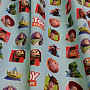Cotton fabric TOY STORY PATCH