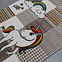 Children carpet Unicorn beige