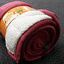 Microfiber blanket EXTRA soft SHEEP stitching old pink