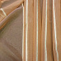 Curtain organza with chenille ocher