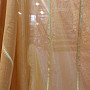 Curtain organza with chenille ocher