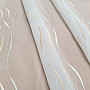 Voile curtain with beige embroidery Gerster 195/0200