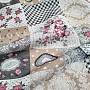 Decorative fabric LIA grey patchwork