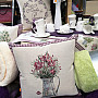 Tapestry pillow FLOWERS from Provence watering can