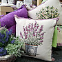 Tapestry cushion cover FLOWERS FROM PROVENCE BASIL