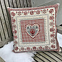 Tapestry cushion cover HEART LACE