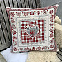 Tapestry cushion cover HEART LACE