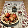 Tapestry tablecloth Heart NATUR