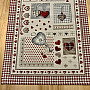 Tapestry tablecloth Heart NATUR