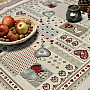 Tapestry tablecloth Heart NATUR