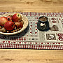 Tapestry tablecloth Heart NATUR