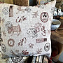 Decorative fabric COFFEE MARON