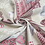 Decorative fabric MAX LOVE burgundy