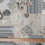 Decorative fabric MAX LOVE grey