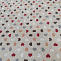Decorative fabric MINI HEARTS