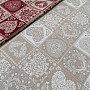 Decorative fabric AMORE BLANCO