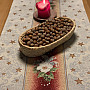 Tapestry tablecloth Christmas Candle
