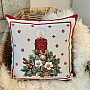 Christmas tapestry cover CHRISTMAS CANDLE
