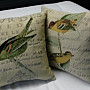 Decorative cover BIRDS green