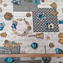 Decorative fabric NEVADA blue