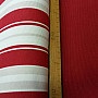 Decorative fabric Stripe red