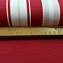 Decorative fabric Stripe red