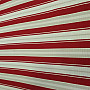 Decorative fabric Stripe red