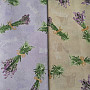 Decorative fabric LAVENDER bouquet LILAC