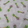 Decorative fabric LAVENDER bouquet LILAC