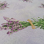 Decorative fabric LAVENDER bouquet LILAC