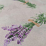 Decorative fabric LAVENDER bouquet cream